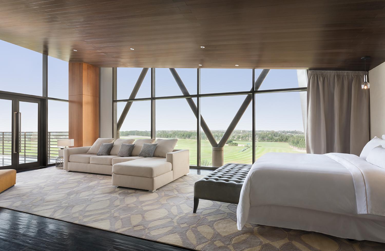 The Westin Abu Dhabi Golf Resort&Spa Exterior foto A guest room at the hotel